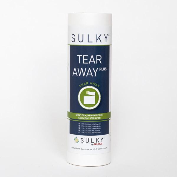 SULKY TEAR AWAY PLUS weiß, 25 cm x 10m